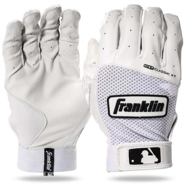 Imagem de Luvas de rebatidas Franklin Sports Classic XT Baseball White