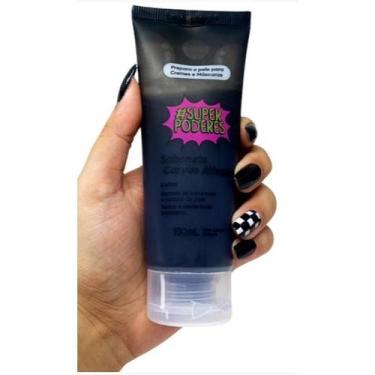 Imagem de Sabonete Facial Carvão Ativado Detox Prepara a Pele Para Cremes e Masc