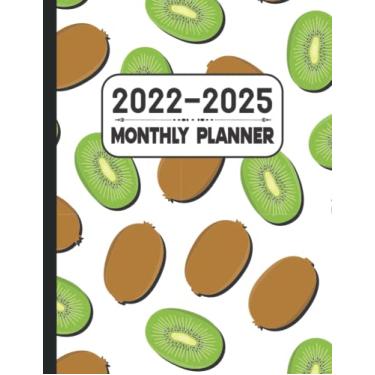 Imagem de Monthly Planner 2022-2025: Kiwi Planner | Five Year Monthly Planner |48 Months Agenda|Schedule Organizer & Agenda With Projects/Notes/Goals & Checklists