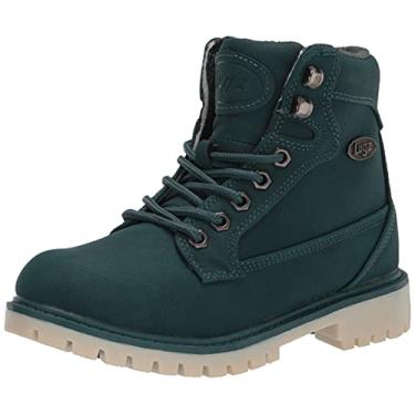 Imagem de Lugz Bota feminina Mantle Hi Fashion, Inverno azul-petróleo/branco sussurro, 7