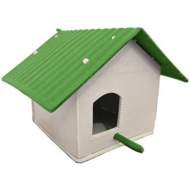 Imagem de Casa para pássaros kit com 3 casinha Plástico recicado - JR Injetados,