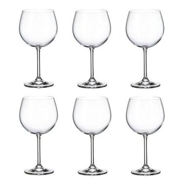 Imagem de Taça de Cristal Bohemia 570 ml 6 Peças - Bohemia Crystal