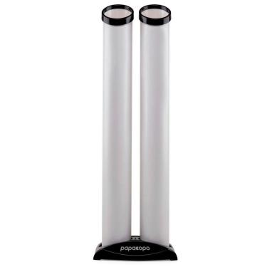 Imagem de Lixeira Coletora Para Copos Plásticos De água Duplo Papacopo