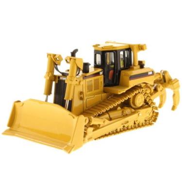 Imagem de Miniatura trator de esteira cat d8r escala 1/50 - CATERPILLAR, Amarelo