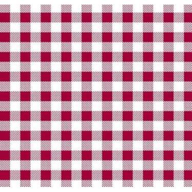 Imagem de Tecido Tricoline Caldeira Xadrez Smart, Vermelho e Branco, 50 x 150 cm, 100% Algodão