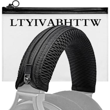 Imagem de LTYIVABHTTW Capa De Faixa Cabeça Virtuoso Para Fones Ouvido Corsair, Tecido Malha Respirável, Lavável À Máquina, Couro Sem Descamação, Fio, Xt E Se, Preta