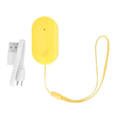 Imagem de Alarme de infusão USB Recarregável grande volume Lembrete de infusão Treasure Alarme automático para acompanhante de cama de hospital com 5 opções de som Night Light Lítio Bateria (Amarelo)