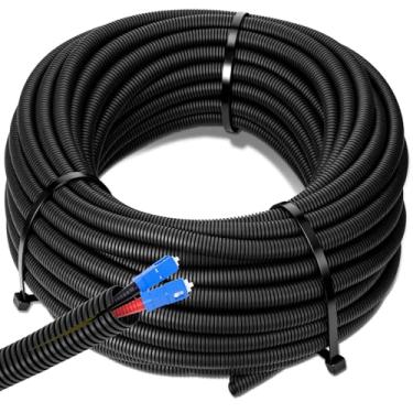 Imagem de Sasylvia Kit de proteção de conduíte elétrico flexível e flexível de 0,9 cm x 45,72 m