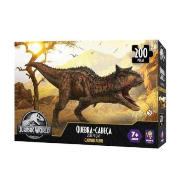 Imagem de Quebra-Cabeça Carnotauro Jurassic World 200 Peças - Mimo
