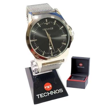 Imagem de Relógio Technos Classic Steel 2115LAL/0P Prata 46mm