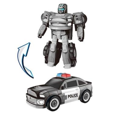 Imagem de Carrinho Robô Transformável Megaformers Guardian Polícia BR1755 - Mult