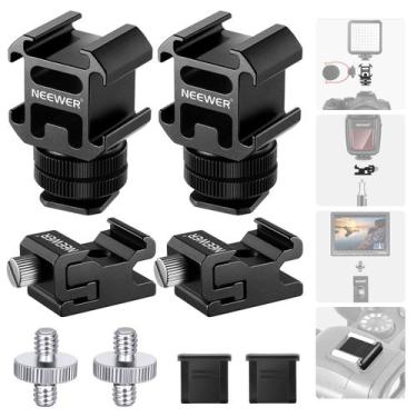 Imagem de Kit de adaptador Hot Shoe Mount Neewer 8 PCs para câmera DSLR
