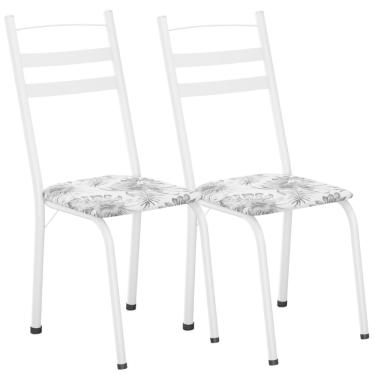 Imagem de Kit 2 Cadeiras Tubular America 061 Branco  ARTEF