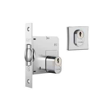 Imagem de Fechadura Pivotante 1005 Redonda Inox - Stam Quadrado