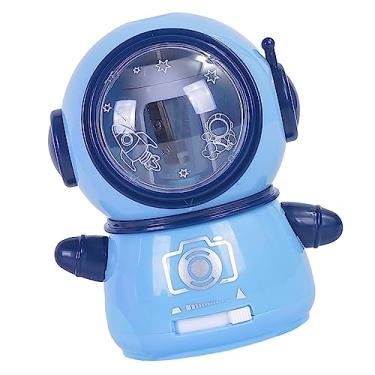 Imagem de Acouto Apontador de Lápis Elétrico para Casa Apontadores de Lápis Portáteis para Sala de Aula Apontadores de Portáteis e Material Escolar (Roxo Azul)