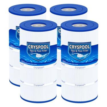 Imagem de Cryspool® Filtro 07031 compatível com CCP240, R173572, Quantum-240, 178569, C-7469, PCC60, Ultral-A4, FC-1975, cartucho de filtro de piscina de 4 × 60 pés quadrados, pacote com 4