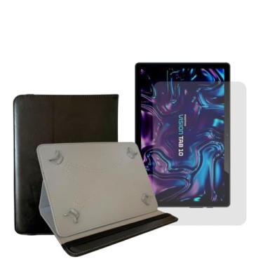 Imagem de Capa Universal Giratória Compatível Para Positivo Vision Tab 10 ou Kit Capinha e Caneta (Capa Giratória)