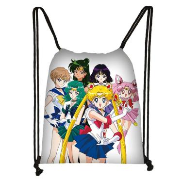 Imagem de Bolsa com cordão Sailors Moons Tsukinos Usagis para crianças