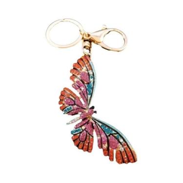 Imagem de Chaveiro De Urso De Cristal Colorido Em Liga Com Strass, Acessório De 