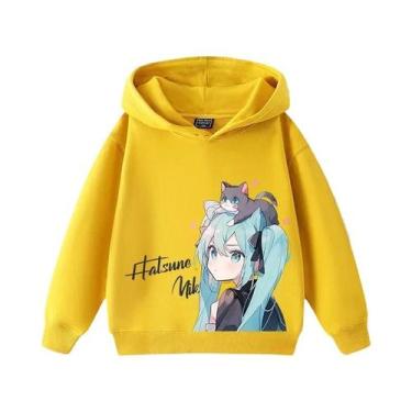 Imagem de Moletom Com Capuz Hatsune Miku Para Meninas, Confortável E Quente Para