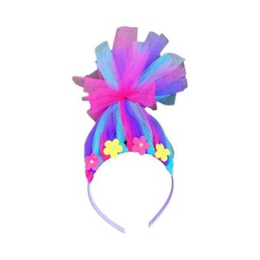 Imagem de Tiara De Festa Da Princesa Poppy Dos Trolls, Acessórios De Cosplay De 