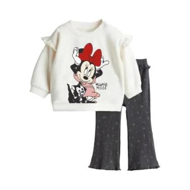 Imagem de Conjunto De Roupas Para Meninas Com Estampa De Desenho Animado Em Algo