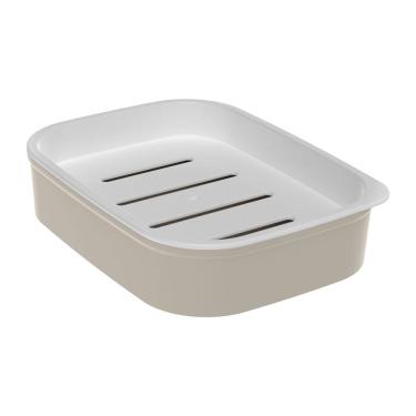 Imagem de Saboneteira Plasútil Fosco Bege