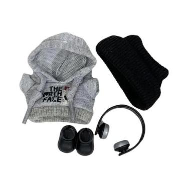 Imagem de Conjunto De Roupas Para Boneca Mini Labubu 4.0: Moletom E Calça Da Mod
