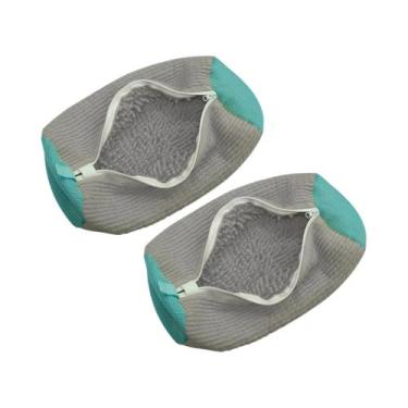 Imagem de Sacos Reutilizáveis Para Lavar Calçados (2 Peças) Para Máquina De Lava