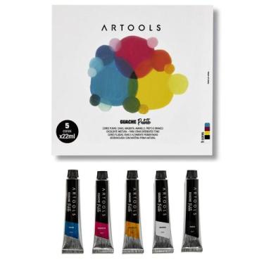 Imagem de Tinta Guache Bisnaga Artools Palette 22ml 5 Cores 610634