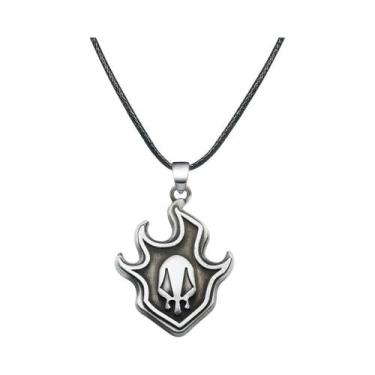 Imagem de Chaveiro Máscara Kurosaki Ichigo Anime Bleach, Colar Pingente Crânio O