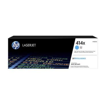 Imagem de Toner Original HP W2021X 414X Ciano  Alto Rendimento, Até 6.000 Página