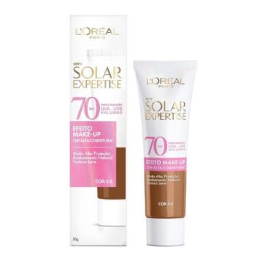 Imagem de Protetor Solar Facial L oréal Paris FPS70 Solar Expertise Efeito Make-
