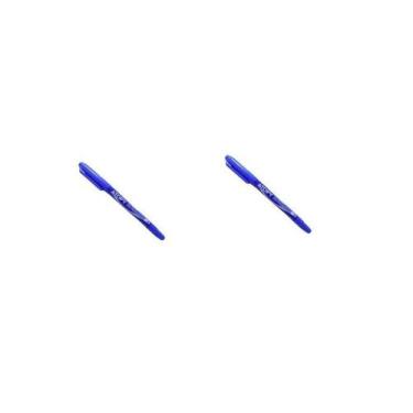 Imagem de 2 unidades Caneta Marcador Permanente Ponta Dupla Azul 0.5/1.0 - Atopy