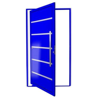 Imagem de Porta Pivotante Lambril Premium com Puxador Super 210cm x 100cm Brimak