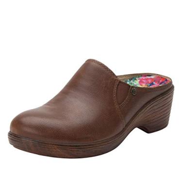 Imagem de Alegria Women's Sereniti Aged Cognac Leather Clog 10 M US