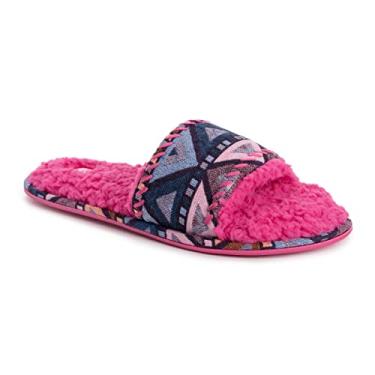 Imagem de MUK LUKS Pantufas femininas Eden, rosa, Large