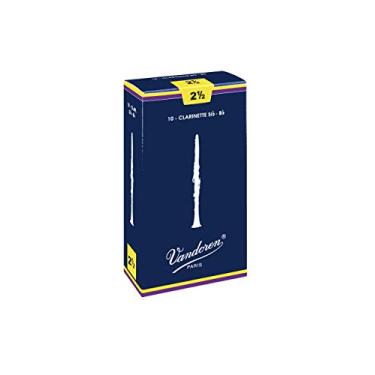 Imagem de Palheta Tradicional 2,5 para Clarinete Sib com 10 unidades embaladas individualmente - CR1025