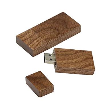 Imagem de Pen Drive USB de madeira de 32 GB de 8 GB, pen drives USB, pen drive USB 2.0, pen drive, armazenamento de data, pendrive, pendrive, armazenamento externo (nogueira)