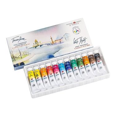 Imagem de White Nights Conjunto de tinta aquarela com 12 tubos de 10 ml cada arte emergente e profissional por Nevskaya Palitra