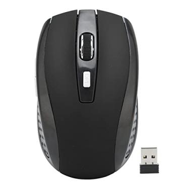 Imagem de Mini Mouse Sem Fio, Mouse Sem Fio De 2,4 GHz Com Mini Receptor USB 3 Níveis DPI Mouse óptico Ajustável Para Acessórios De Computador Portátil(Preto)