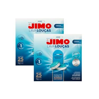 Imagem de Kit 2 Un Jimo Lava Louças Multicamadas com 25 pastilhas de 15g