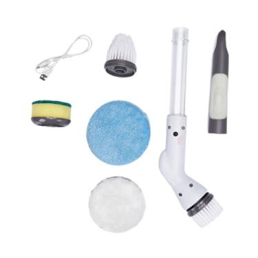 Imagem de Gralara Escova de limpeza sem fio, esfregão de banheiro, máquina de limpeza elétrica multiuso, escova de limpeza portátil para piso, banheira, carro