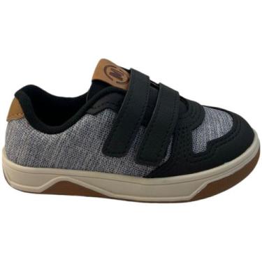 Imagem de Sapatenis Molekinho tiras autocolantes Baby, Preto caramelo, 23