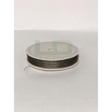 Imagem de Fio Cabo Aço Inox Revestido 0.38mm Lustres e Bijuterias 360m - LUZ DEC