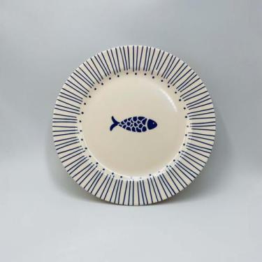 Imagem de Prato Raso Melamina Pacific Azul 27,5cm - DEA