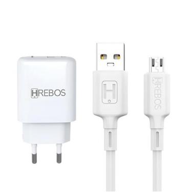 Imagem de Carregador Power Turbo Usual Lightning Micro USB Tipo C Hrebos HS-151