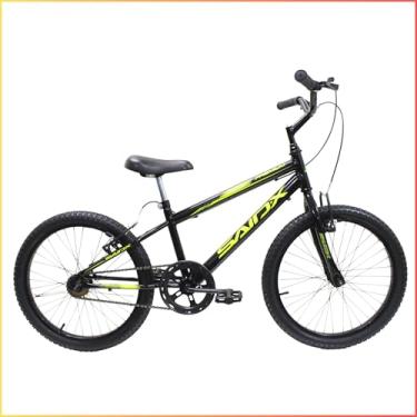 Imagem de Bicicleta Aro 20 Infantil Saidx Premium Bike Freios V Brake Aro em Alumínio Feminina e Masculina (Preto e Amarelo)