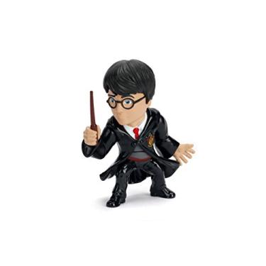 Imagem de Nano Metalfigs Harry Potter in School Uniform with Wand Metals Die-Cast Collectible Toy Figure, Black, 10cm