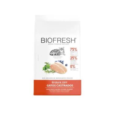Imagem de Ração Biofresh Grain Free para Gatos Castrados Sabor Frango, 1,5kg